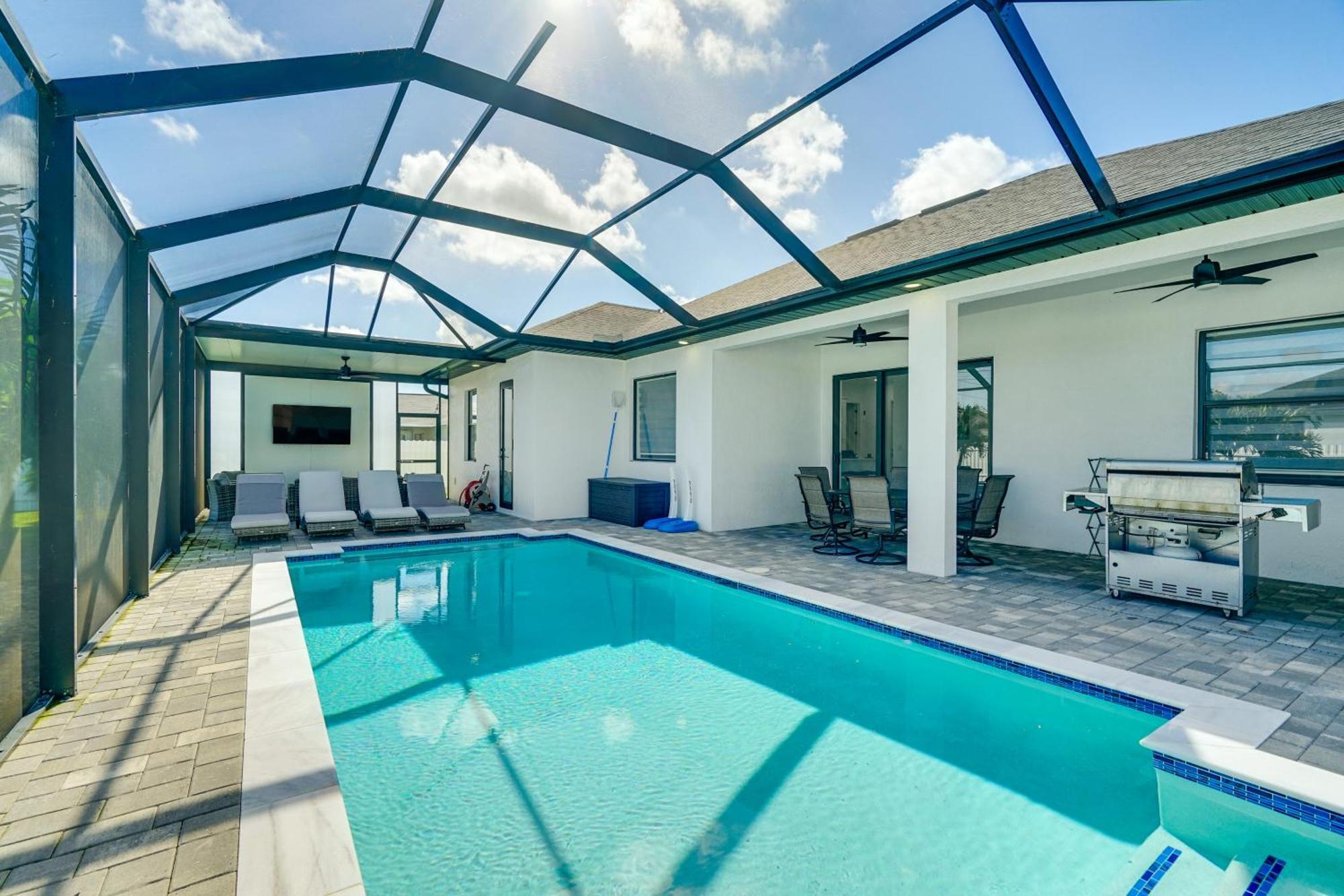 Cape Coral Escape Furnished Lanai And Private Pool! Villa Exterior foto